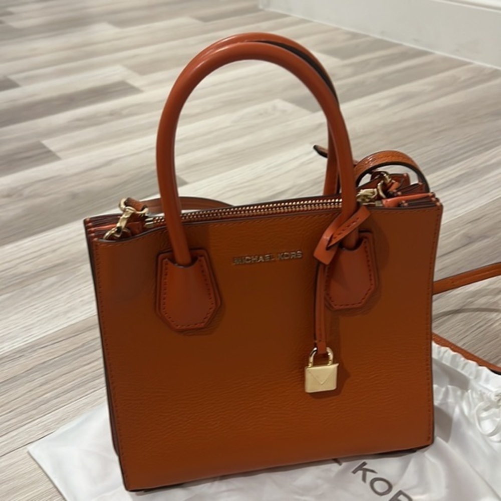 Michael kors orange satchel handbag‎ - Picture 3 of 9